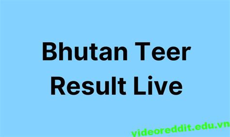 bhutan.teer.list